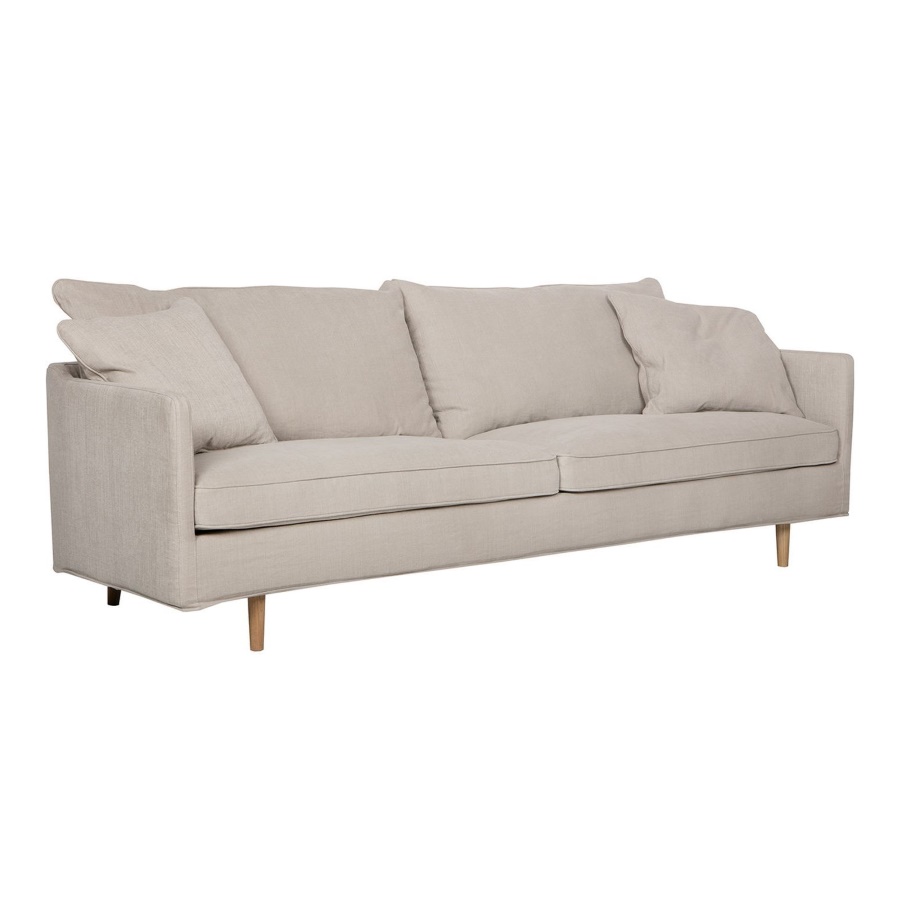 Диван Julia, трехместный, светло-бежевый Sits S1262 - Вид №4