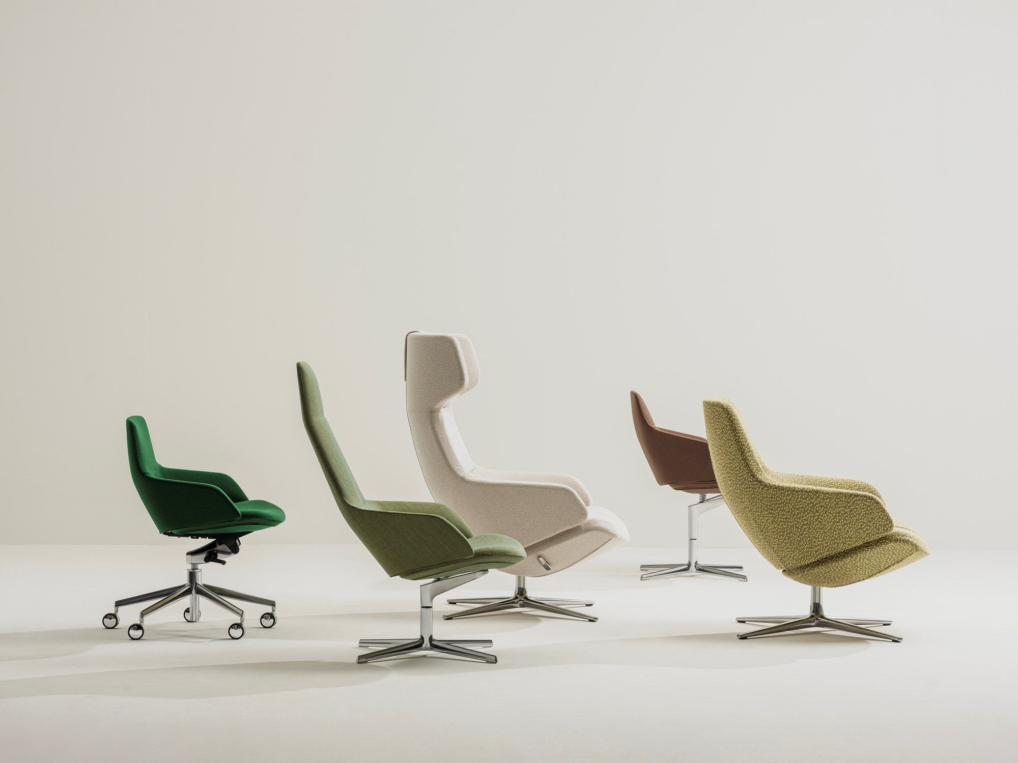 Тканевое кресло с подлокотниками Arper Aston Club ARCH-00136643 - Вид №2