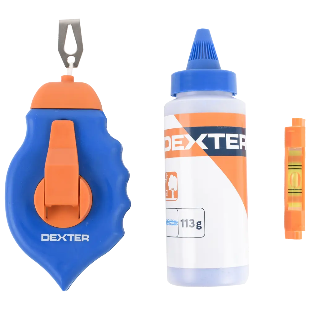 Набор Dexter, шнур разметочный 30 м и порошок красящий, 113 г STLM-2113857