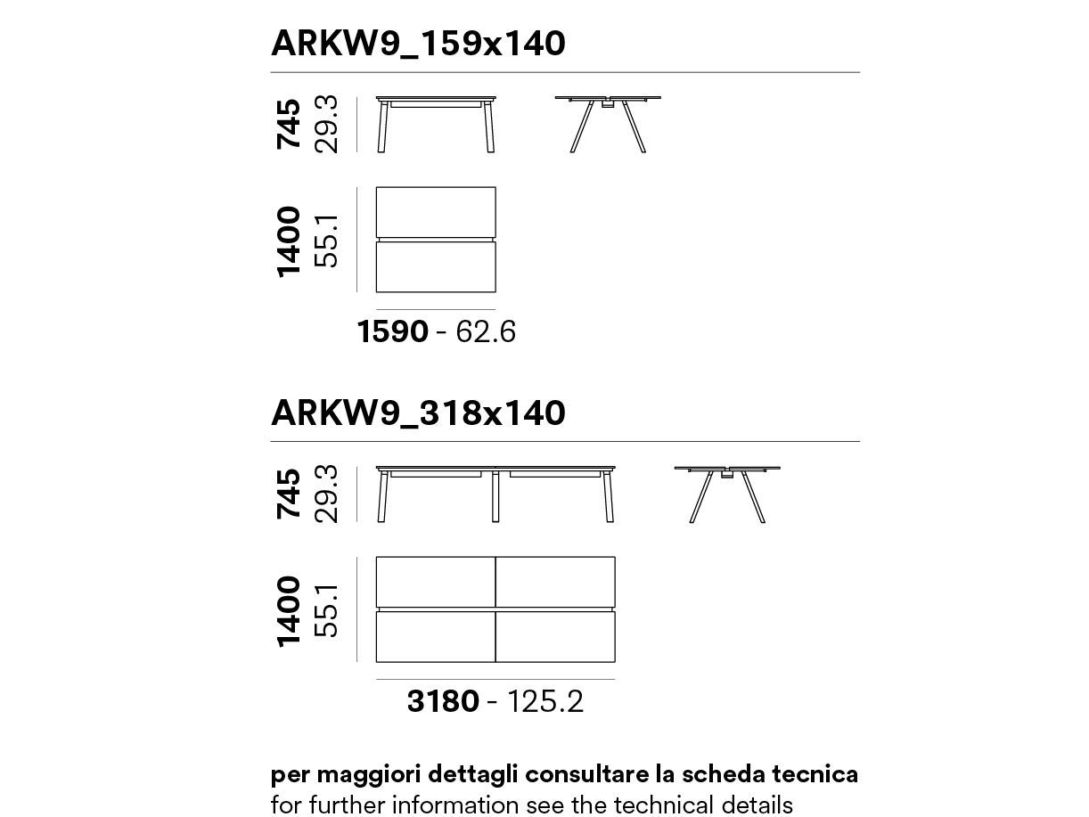 Рабочая станция Pedrali Arki-Table ARCH-00011207 - Вид №2