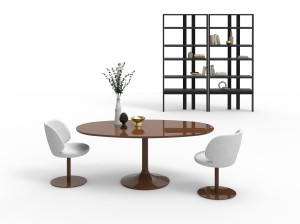 Овальный обеденный стол