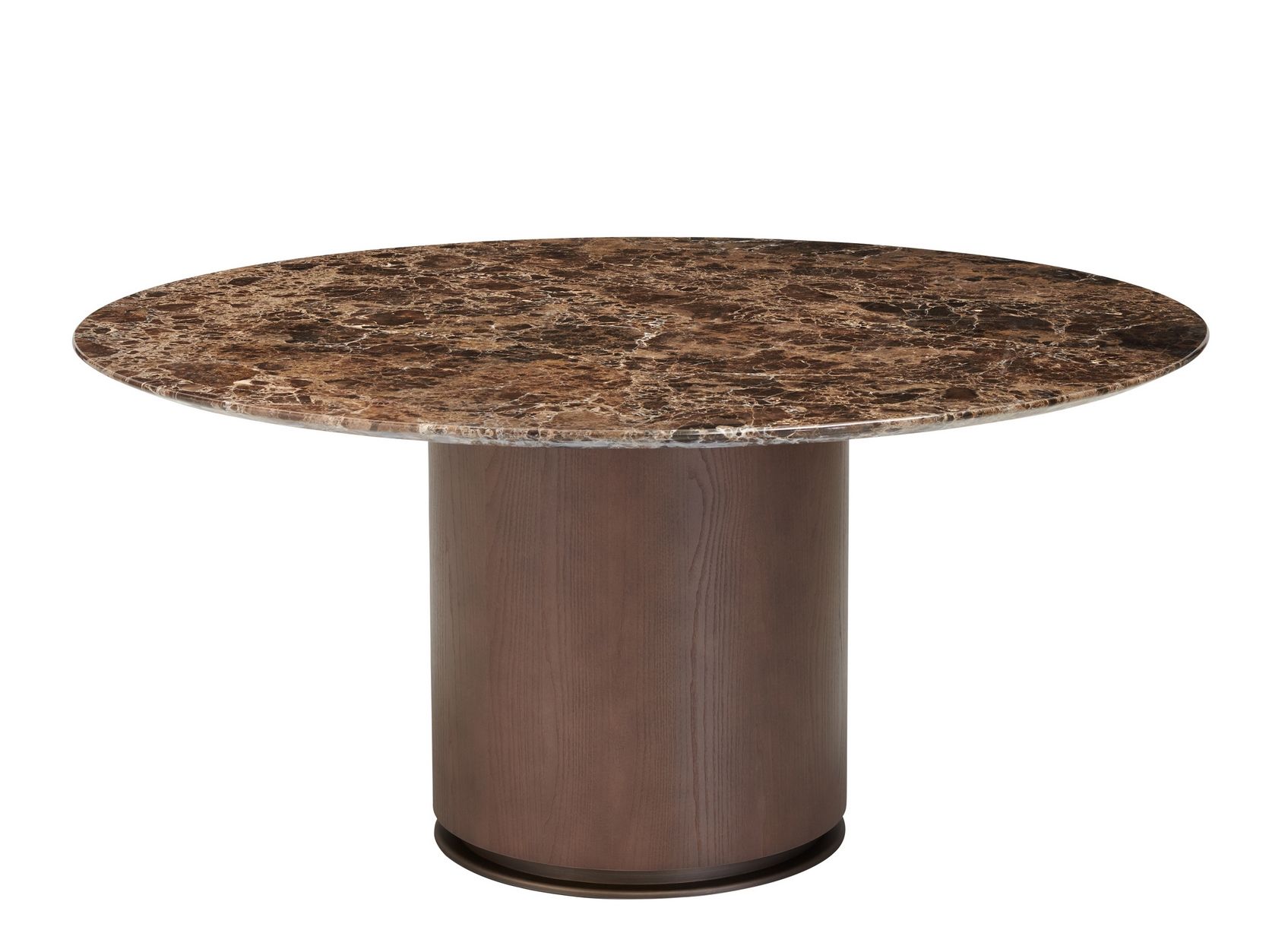 Круглый деревянный стол с мраморной столешницей Potocco Otab ARCH-00117532