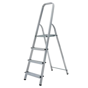 Стремянка Новая Высота Kroft 1110 4 ступени алюминий