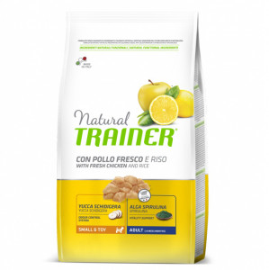 Т0055908 Корм для собак TRAINER Natural для мелких пород курица, рис сух. 2кг NATURAL TRAINER