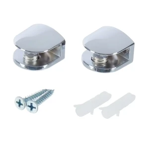 Настенные держатели для стеклянных полок OMEGA GLASS NNP1 хром 14838322