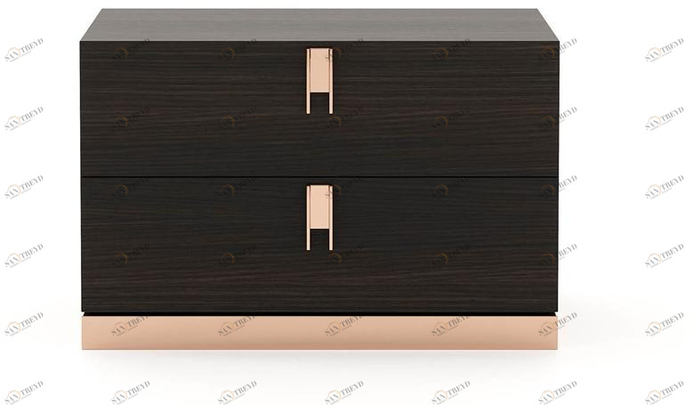 Laskasas Прямоугольная тумбочка из дерева с ящиками Emily sun-id-1462926