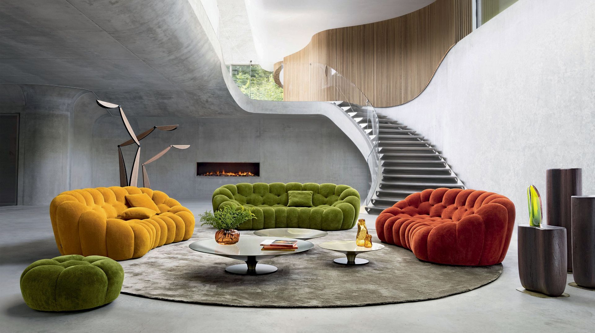 4-местный тканевый диван ROCHE BOBOIS ARCH-00045030 - Вид №4