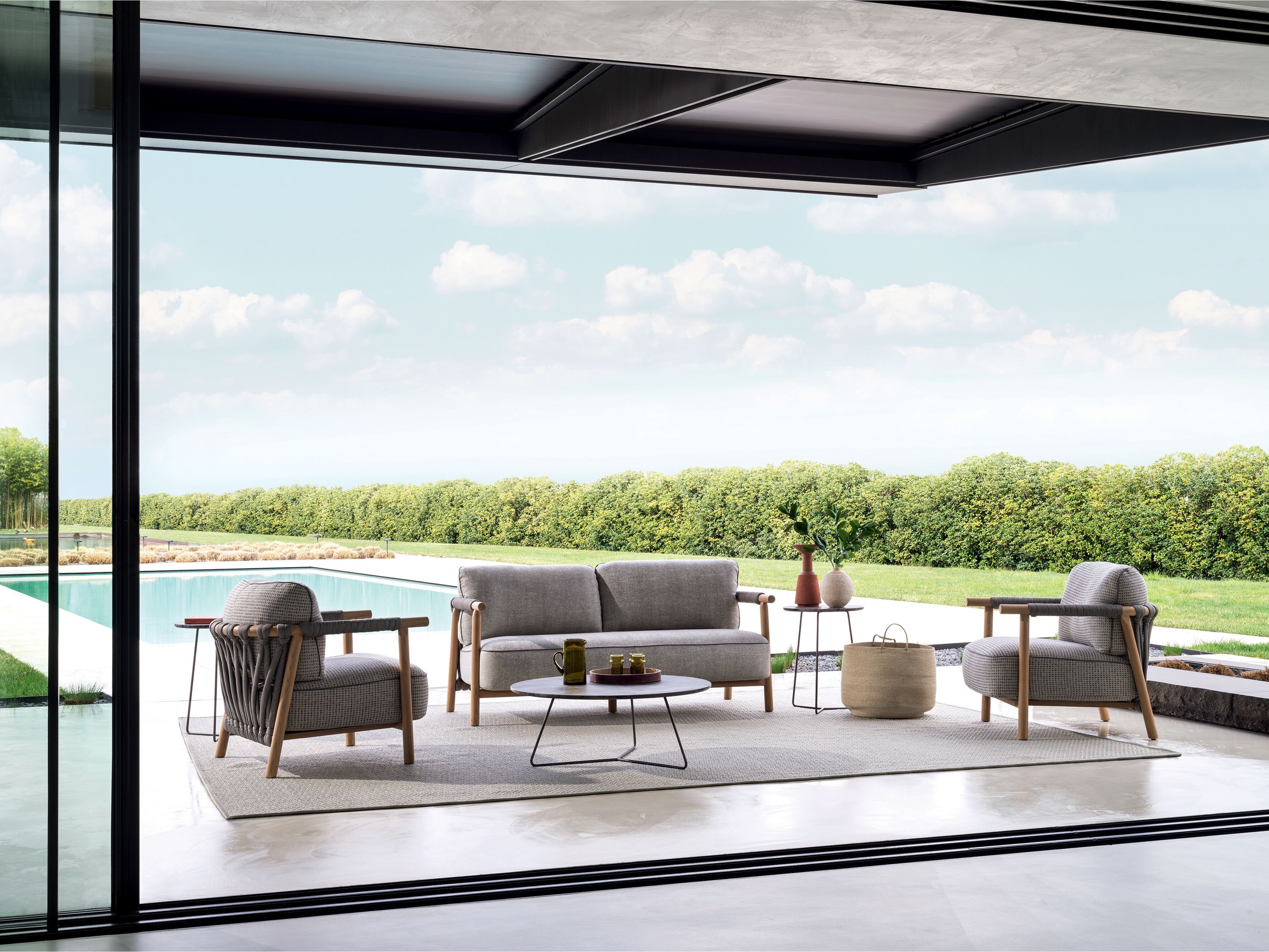 2-местный тканевый садовый диван Ditre Italia Nathy ARCH-00112484 - Вид №1