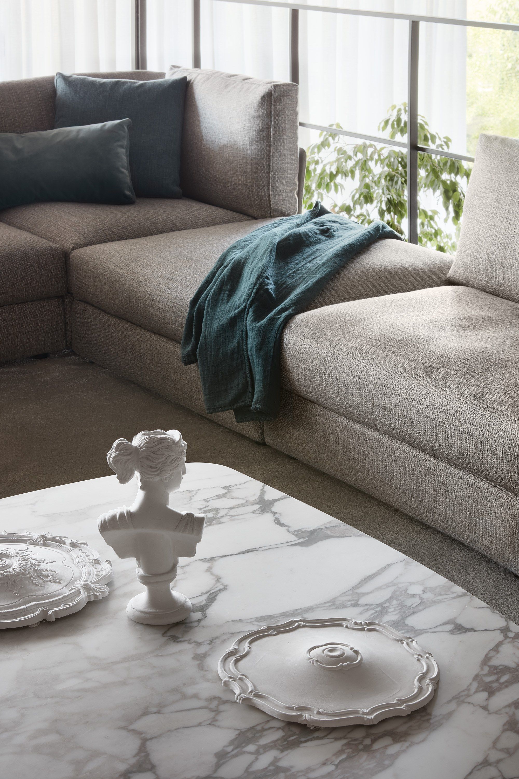 Модульный угловой диван из ткани Lema GROOVY ARCH-00144028 - Вид №2