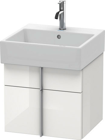 VA650400909 Vero Air Тумбочка подвесная Светло-голубой матовый декор Duravit - Вид №2