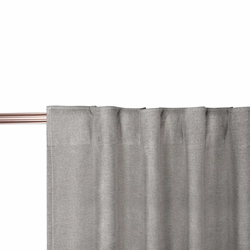 Штора на ленте Ника 200x270 см цвет серо-коричневый СТОЛИЦА ТЕКСТИЛЯ STLM-2029065 - Вид №6