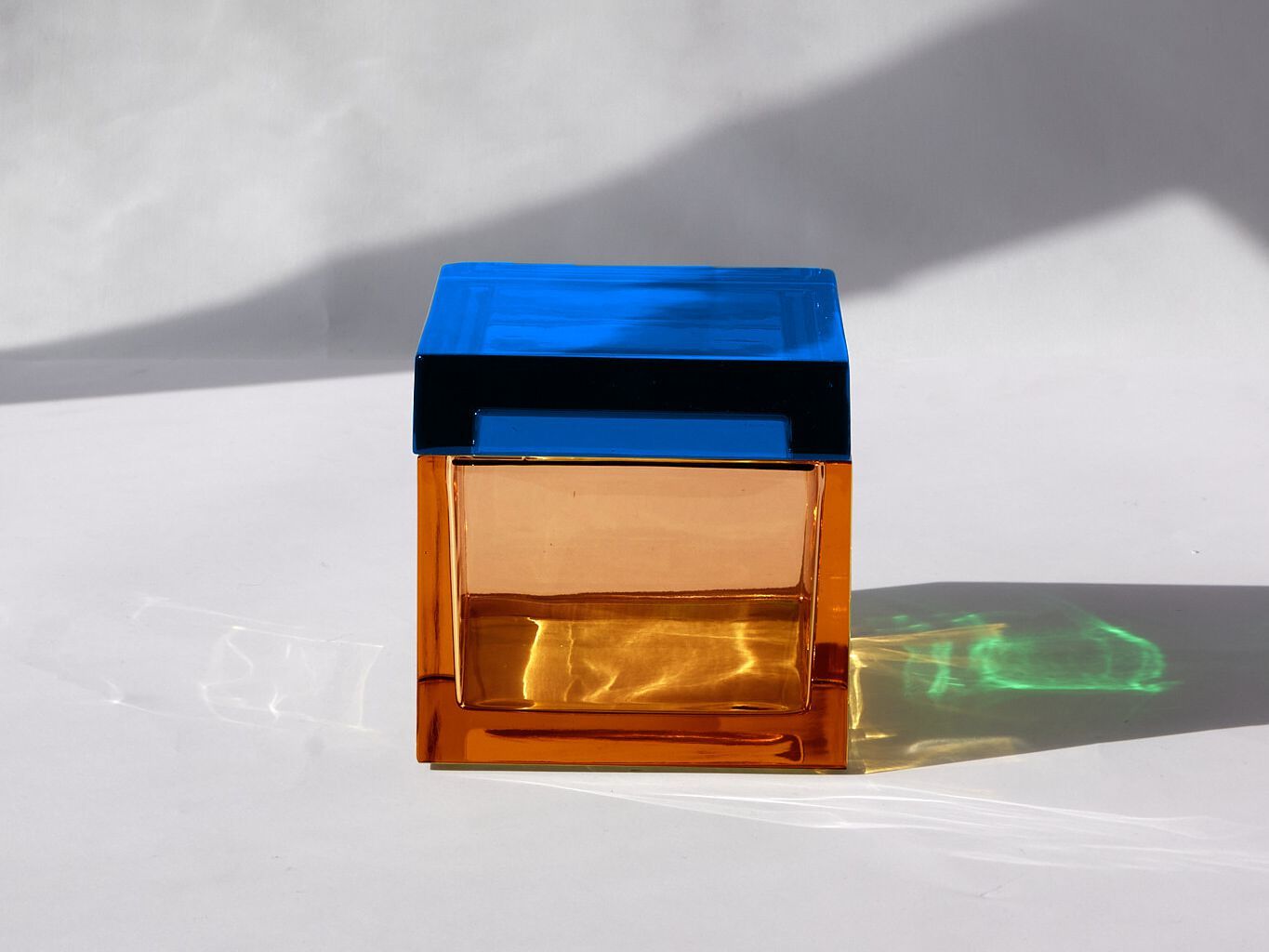 Двухцветный контейнер из дутого стекла Studio Bojola PALMI ARCH-00058347 - Вид №10