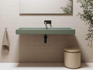 Керамическая прямоугольная раковина