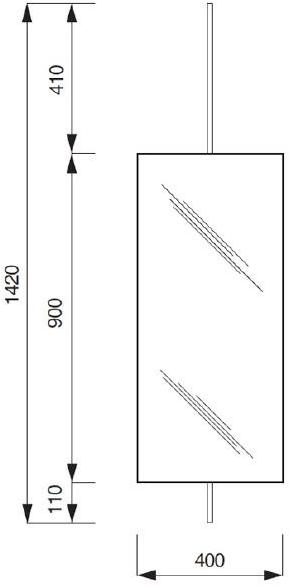 Boffi Прямоугольное зеркало в настенной раме sun-id-1495094 - Вид №2