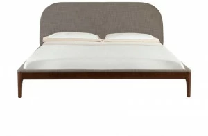 Tonin Casa Двуспальная кровать из ткани с мягким изголовьем