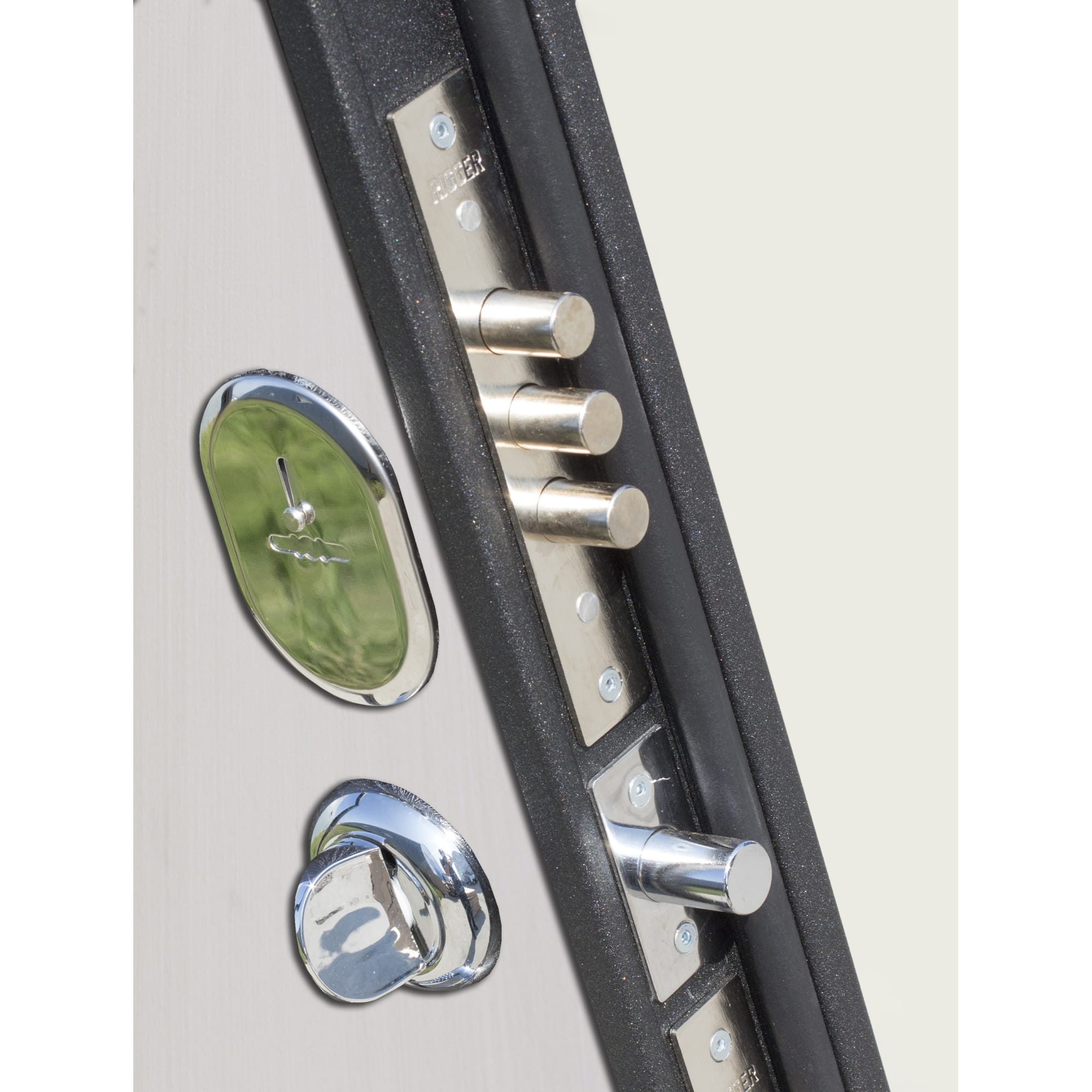 82096731 Дверь входная металлическая Гарда Муар, 860 мм, левая, цвет дуб сонома Santreyd  - Вид №2