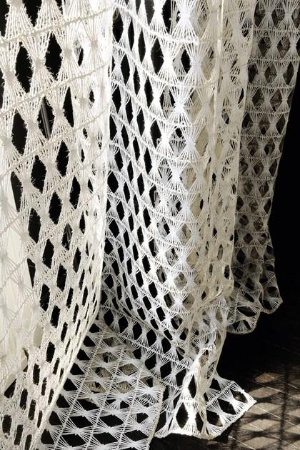 Élitis Вышитая джутовая ткань для штор  Lz 318  - Вид №2