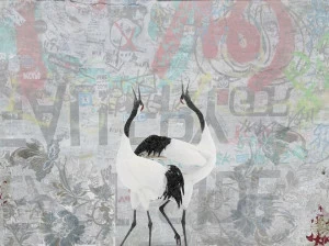 Tecnografica Обои из стекловолокна с цифровой печатью и цветочными мотивами Collezioni d'arte 61258