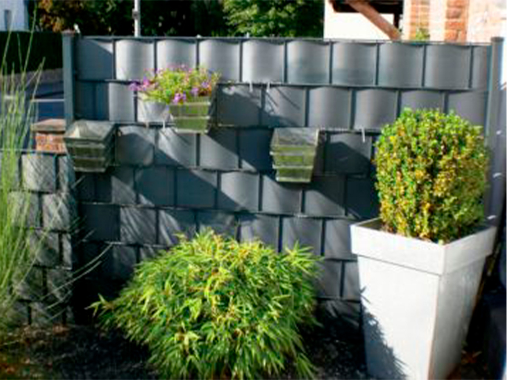 Заборная лента серая 48 мм ГеоПластБорд GPBST-172 - Вид №15