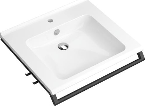 950.19.081 Комплект умывальника с поручнем и 2 крючками HEWI Waschtische 