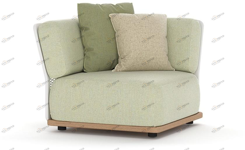 Atmosphera Угловое садовое кресло из ткани Switch Sc.pa