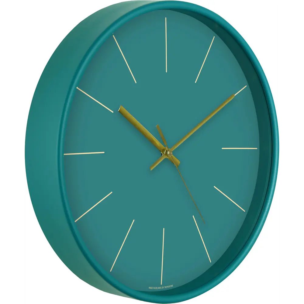 Часы настенные Troykatime Гламур круглые пластик цвет синий бесшумные ø31 см ДИЗАЙНЕРСКИЙ STLM-2147938 - Вид №2