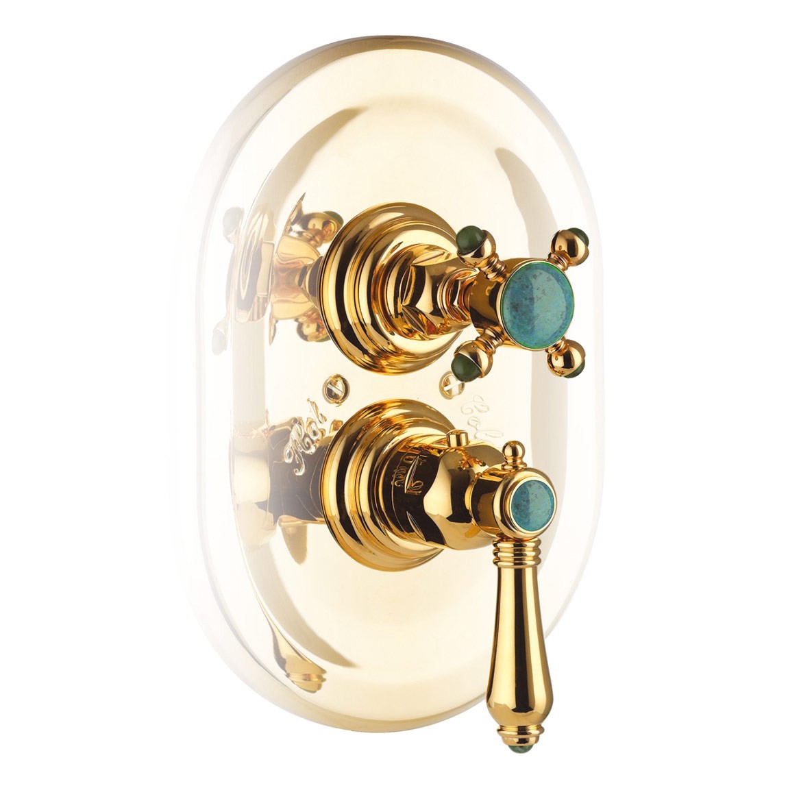 4909 ** 09 Ext. типа встроенный терм. 3/4 дюйма с запорным краном - Le Pietre Nicolazzi Series Thermostatic 