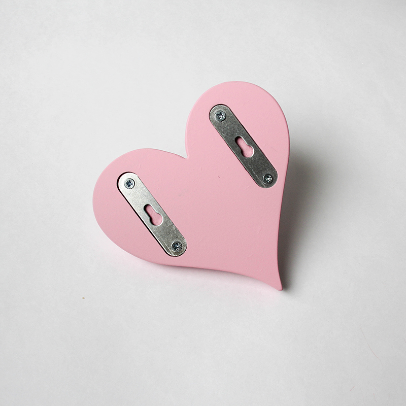 Крючок "Сердечко" розовый VAMVIGVAM  281537 Розовый Santreyd  - Вид №1