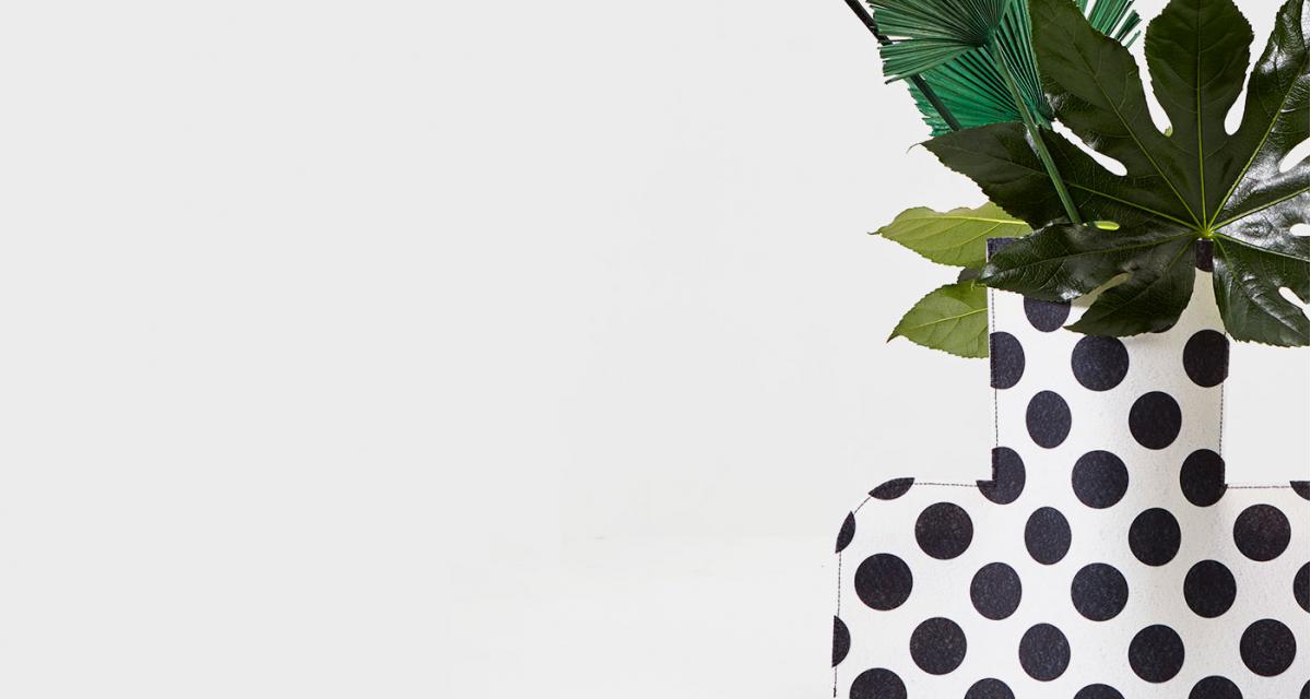 072151 Ваза L Monochrome SANCAL FLOWER POWER - Вид №2