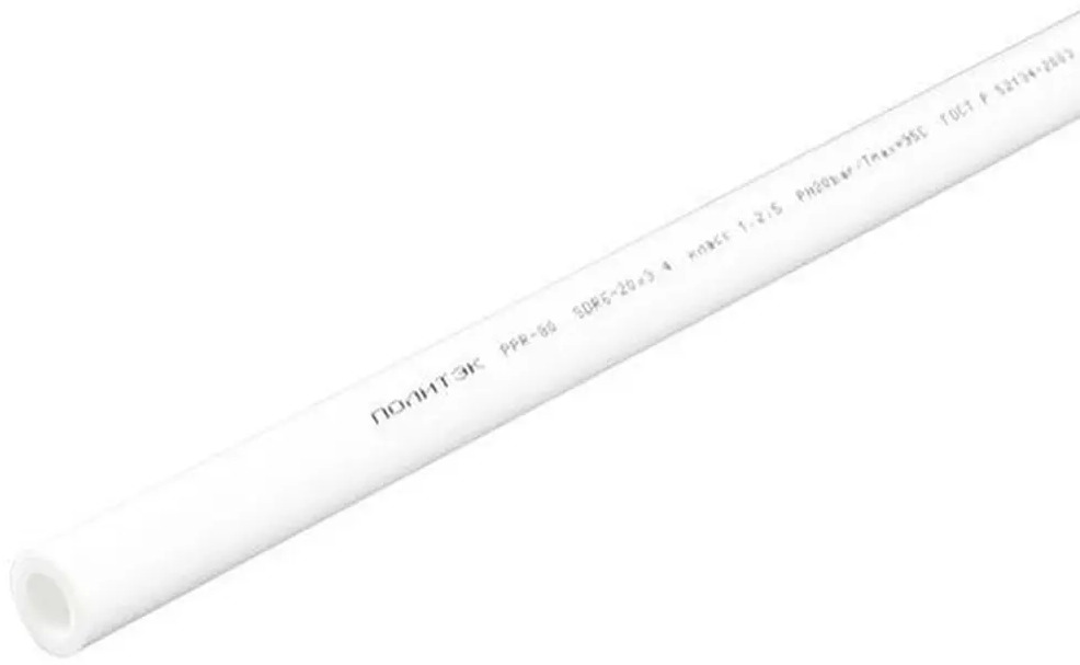 Полипропиленовая труба ПОЛИТЭК 20x3.4 мм для водоснабжения 13562934