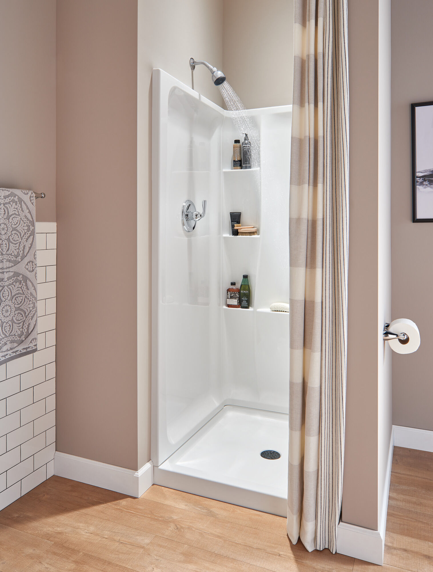 Набор для душа 36 "X 36" Delta Faucet 40064 - Вид №6