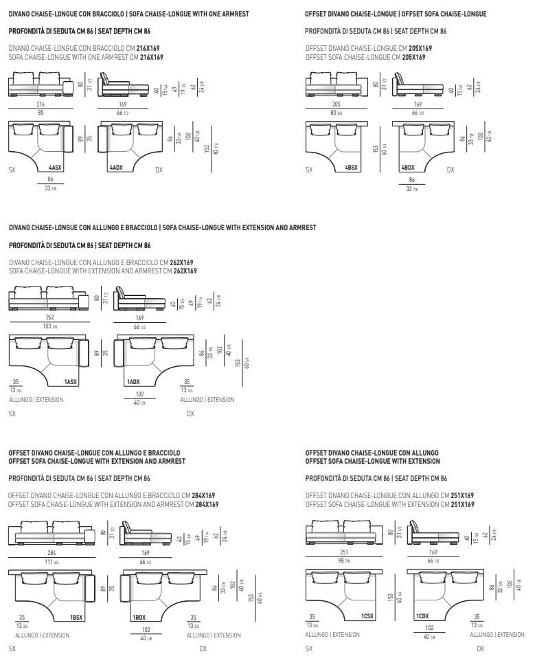 Модульный тканевый диван Minotti DANIELS ARCH-00025721 - Вид №6