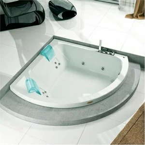 Ванна с гидромассажем "HYDRO BASE" Aquasoul Corner 155 встроенная 9443-701