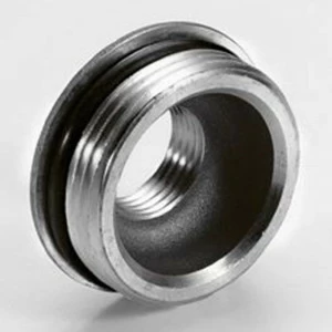 Переходник НВ с O-ring никелированный для торца коллектора TIEMME 1"x3/4"