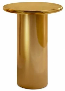 Scarlet Splendour Круглый журнальный столик из металла Snow white