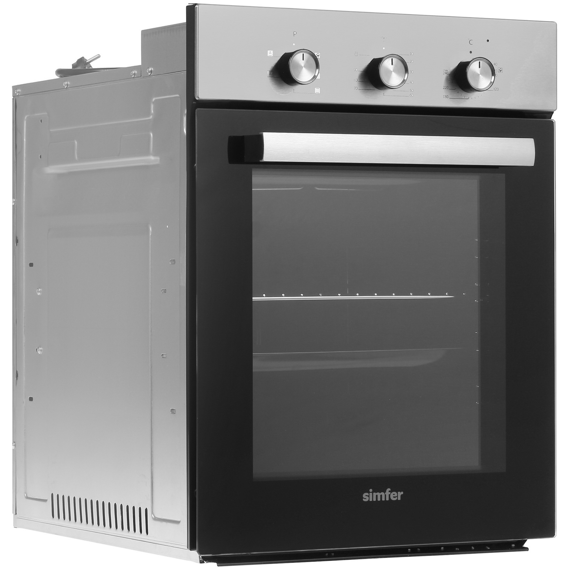 8186939 Электрический духовой шкаф Simfer B4EM16016 серебристый STDN-0045240 - Вид №1