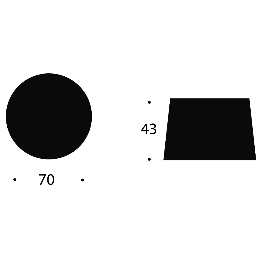 Столик для хранения со столешницей из светлого дуба, 70 см, гранит Innovation Living 957602385655 - Вид №1