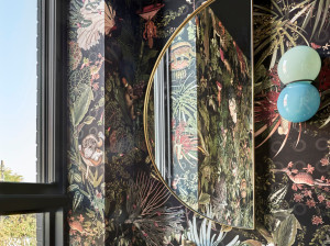 Настенный светильник / потолочный светильник из дутого стекла