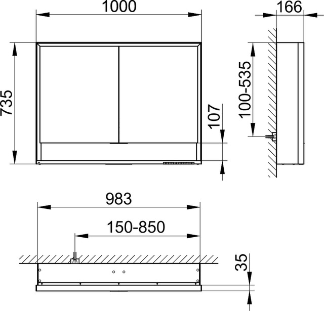 14304171304 Зеркальный шкаф KEUCO Royal Lumos - Вид №2