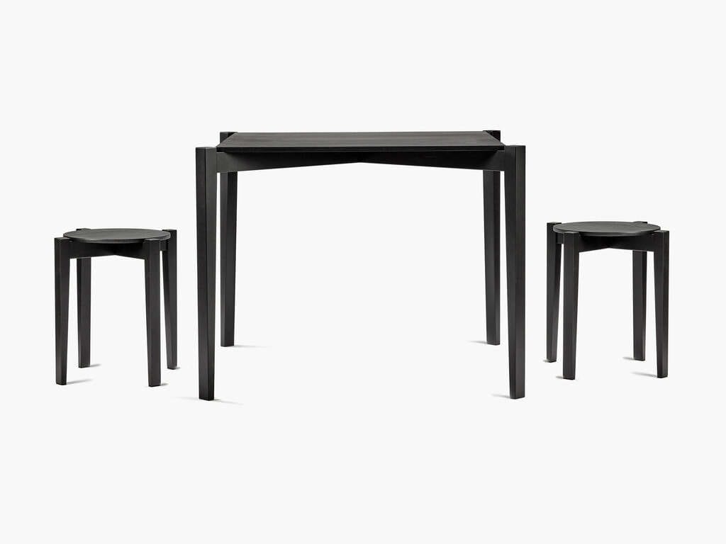 Деревянный квадратный стол Serax Мебель от Ann Demeulemeester ARCH-00097740 - Вид №3