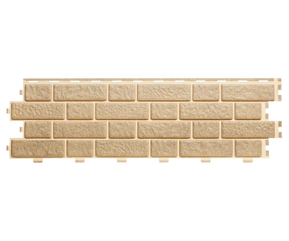 91055442 Сайдинг Tecos Brickwork бежевый 0.33м² STLM-1017077