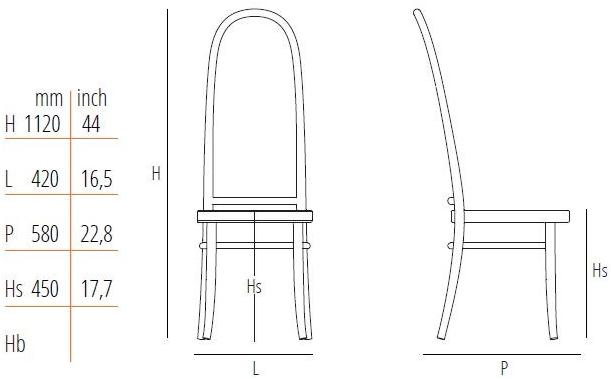 Wiener GTV Design Стул из бука с высокой спинкой sun-id-1344531 - Вид №9