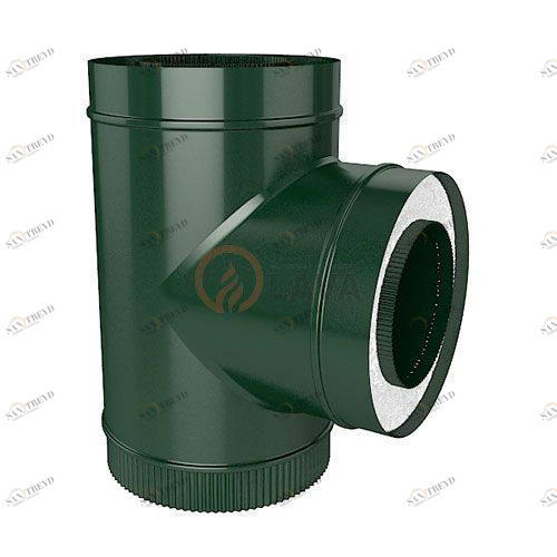 Сэндвич-тройник LAVA 115/180 мм. 90" зеленый (6005) 4393