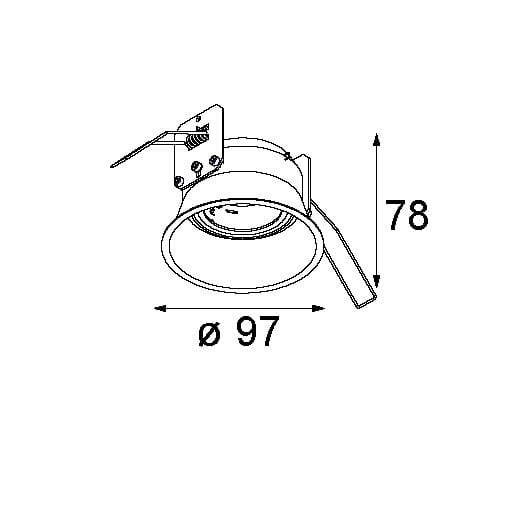 Утопленный светодиодный прожектор Modular Lighting Instruments LOTIS ARCH-00100749 - Вид №42