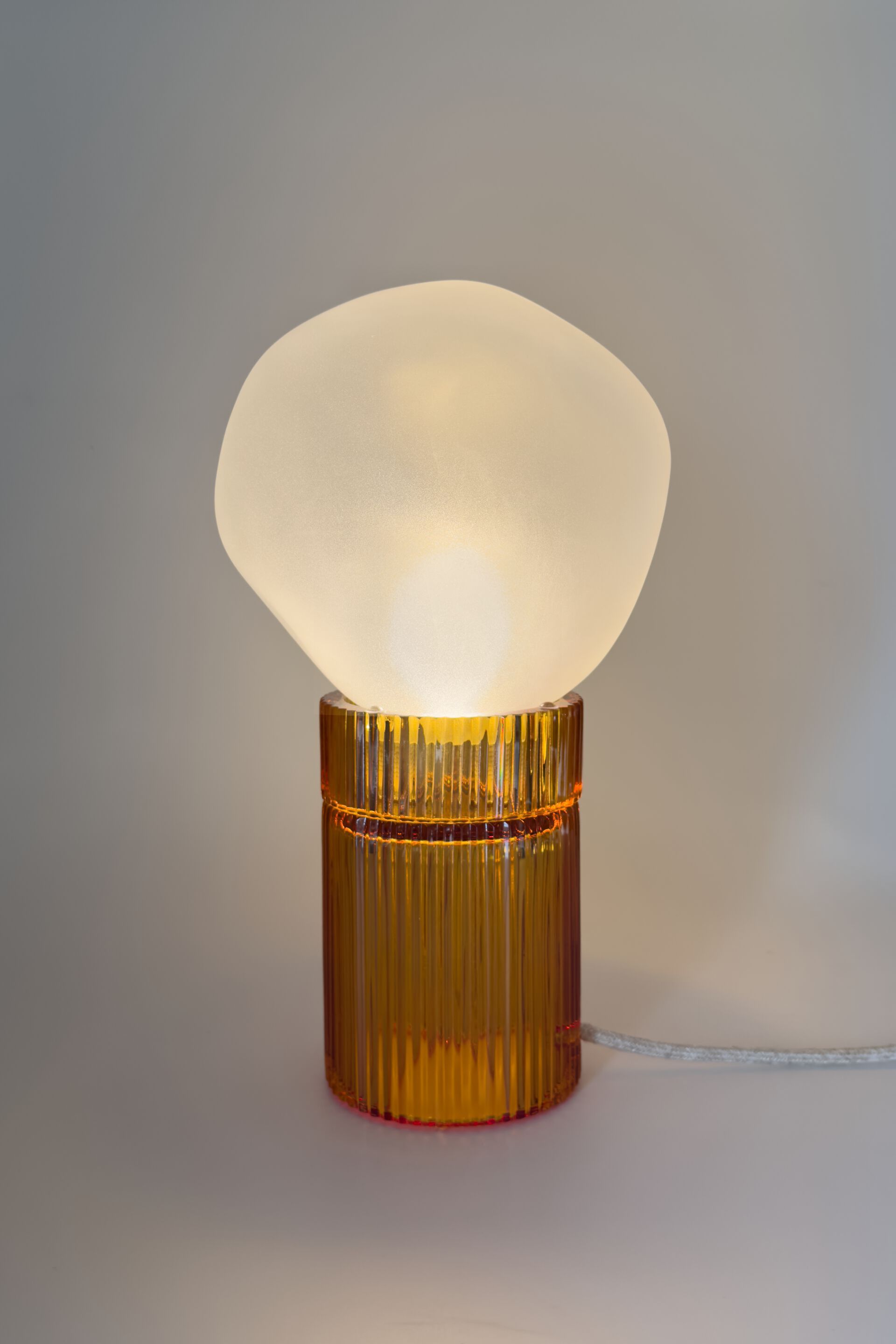 Настольная лампа из дутого стекла Studio Bojola NINA+NUVOLA ICED ARCH-00148773 - Вид №2