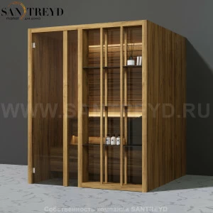 Effegibi YOKU.S60 SA.70100018 Сауна с левой дверью. Мощность: 6 кВт макс. Размеры: длина 174 см, ширина 170 см. Отделка: термообработанное дерево