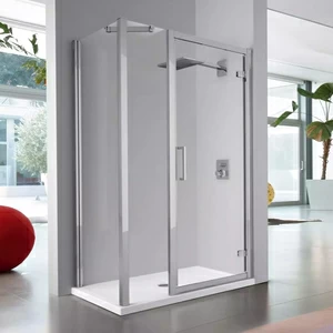 Душевой уголок 145x90 KUADRA G+1F+F Novellini KUADRA