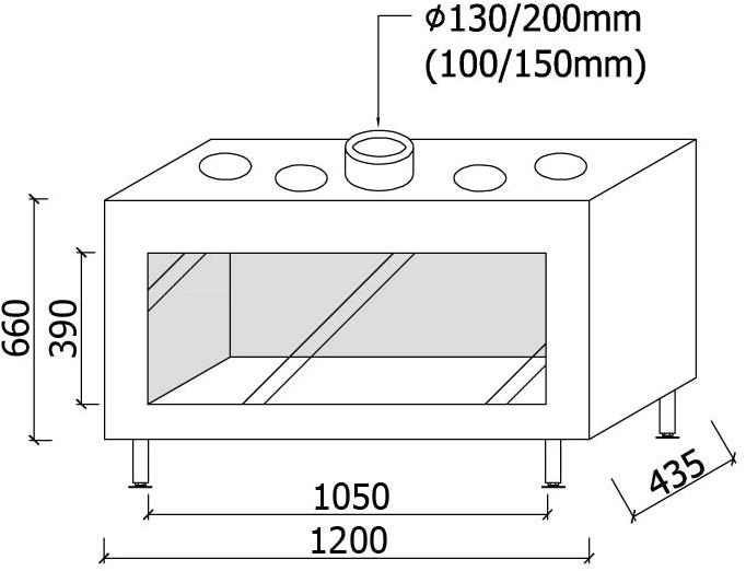 Metalfire Закрытый газовый камин Avenue sun-id-1412873 - Вид №5