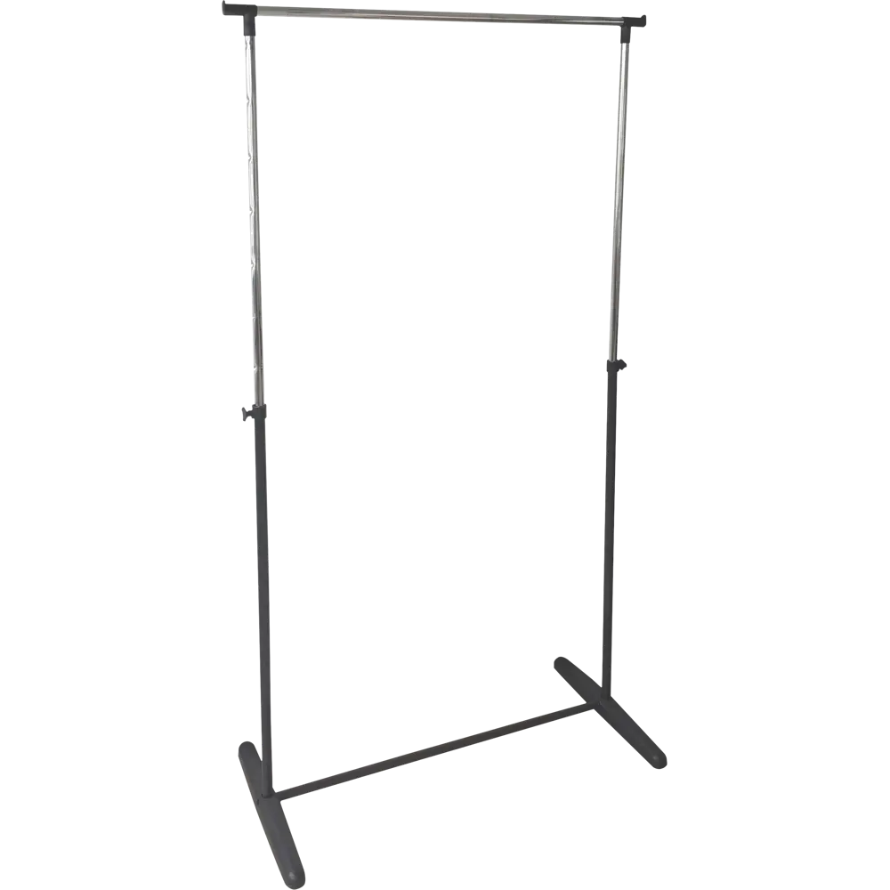 Вешалка напольная 89.5x43x94-165 см металл цвет чёрный 81951188 STLM-2209039 Santreyd  - Вид №4