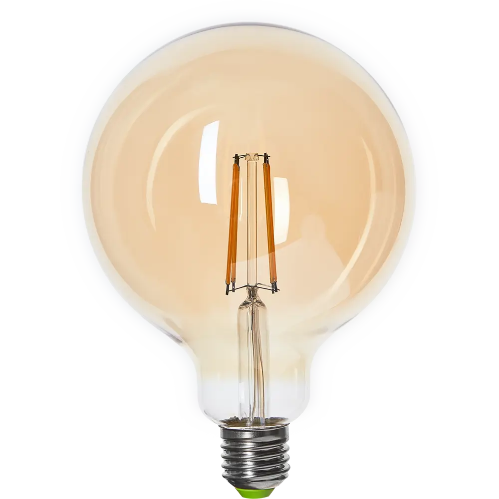 ОНЛАЙТ Филаментная лампа G125 ретро-дизайн 8Вт теплый свет 85394614 STLM-0911304 - Вид №1